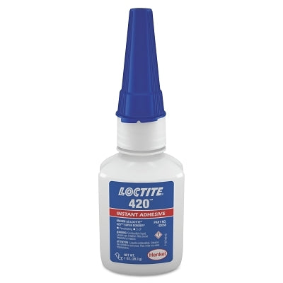 Loctite 135455 420 Super Bonder Instant Adhesive Wicking Type 1 oz Bottle Clear