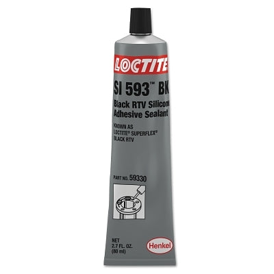 Loctite 193996 Superflex RTV Silicone Adhesive Sealant 80 mL Tube Black