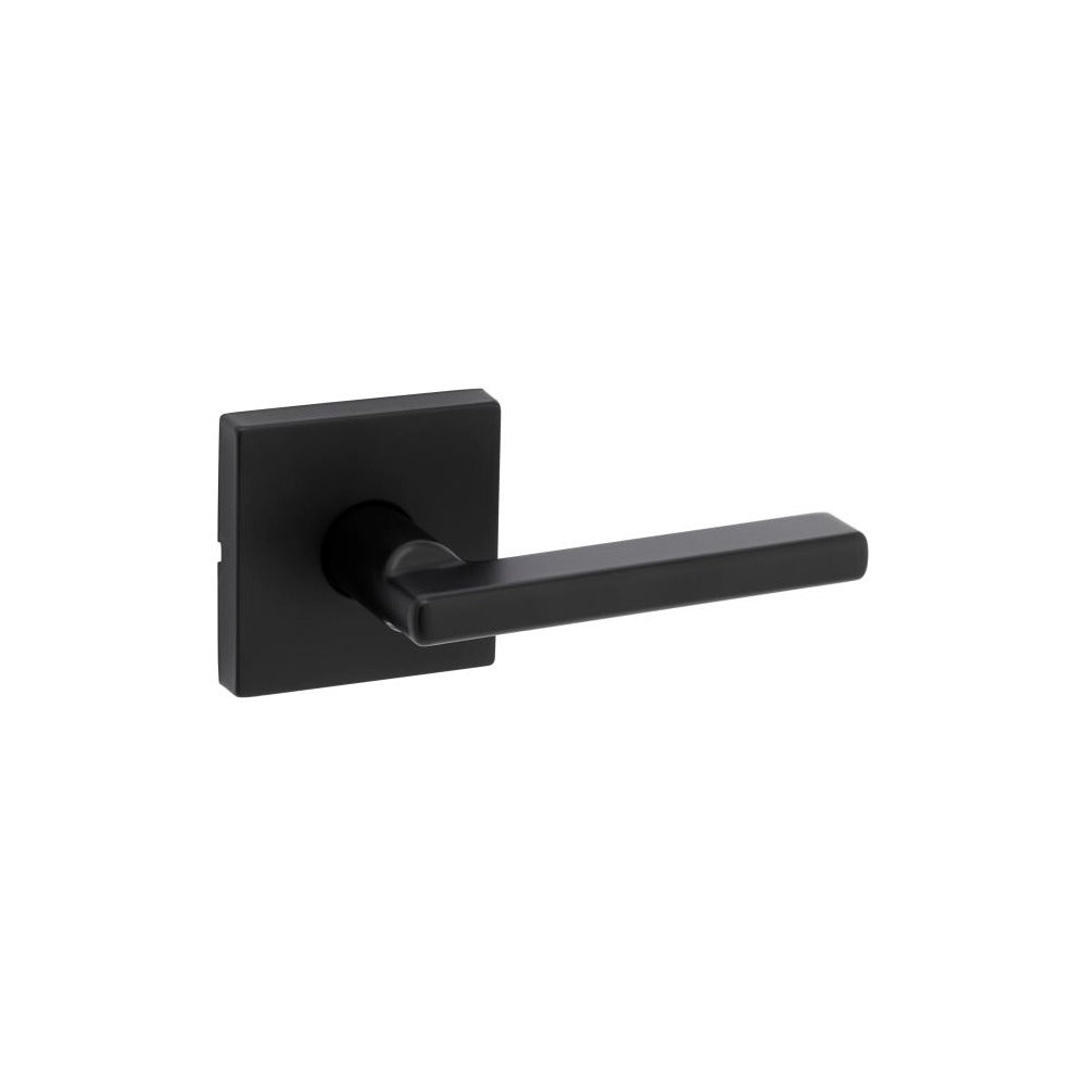KWIKSET Kwikset 720HFLSQT-514 Halifax Lever Passage Lock Matte Black