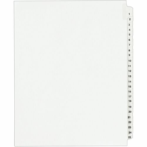 AVERY Avery AVE01330 Paper Index Dividers 25 Tab Set