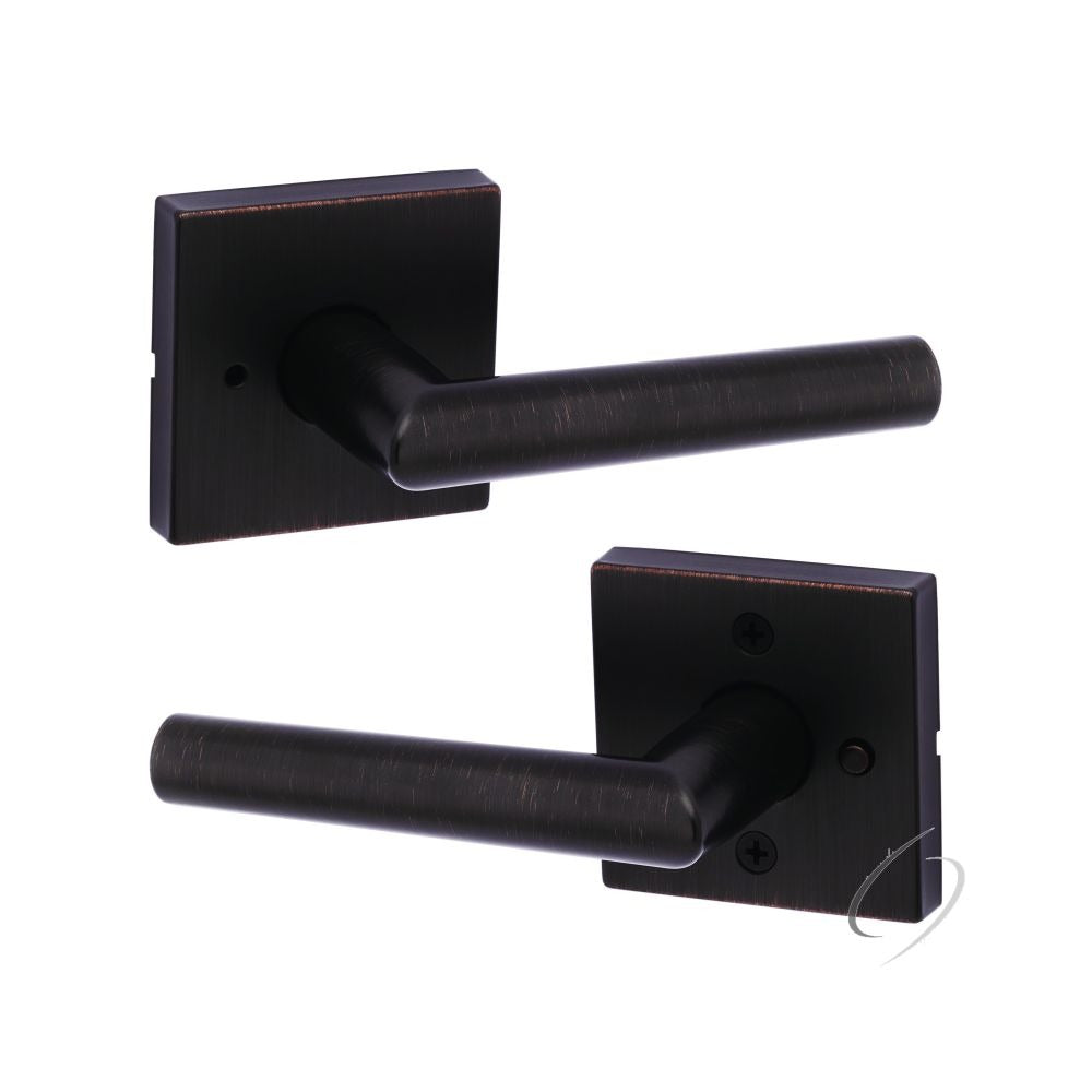 KWIKSET Kwikset 730MILSQT-11P Milan Privacy Lever Venetian Bronze