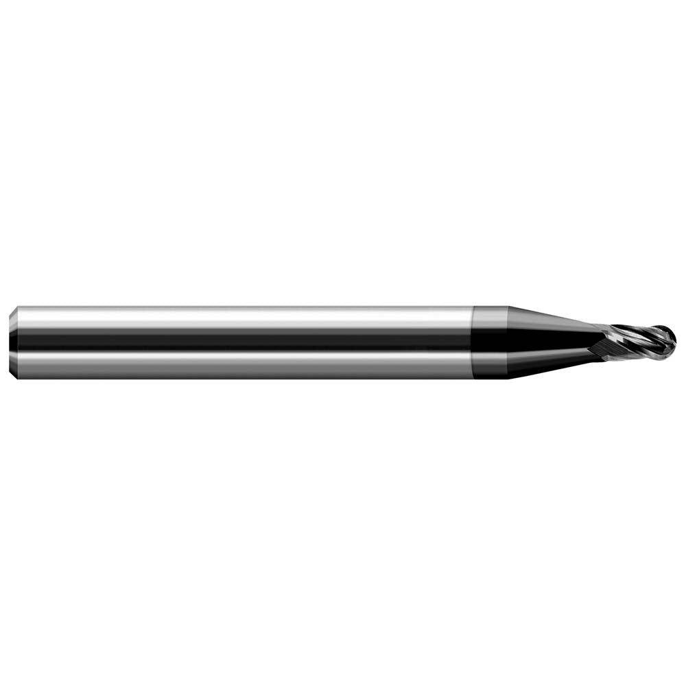 HARVEY TOOL Harvey Tool 24631-C4 Ball End Mill 0.031in 4 Flute Carbide