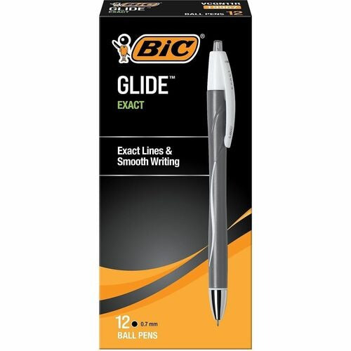 BIC Bic BICVCGN11BK Retractable Ballpoint Pen Fine Tip 12pk