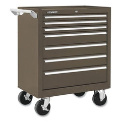 Kennedy 297XB Industrial Roller Cabinet 29W x 20D x 35H 7-Drawer Brown