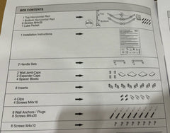 American Standard AM3838A1.400.213 Axis Corner Curved Shower Door Only Silver