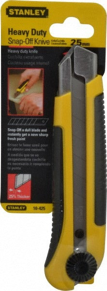 STANLEY Stanley 10-425 Snap-blade Knife 7 Inch Rubber Handle