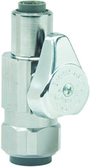 BrassCraft G2QPS14X C Push-to-Connect x Push Lever Handle Straight Supply Stop Valve 1/2 x 3/8 in.