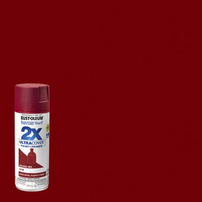 RUST-OLEUM Rust-oleum 249082 Satin Spray Paint 12 Oz Colonial Red