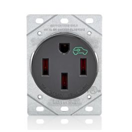 Leviton 1450R 50A 3P4W EV Charging Receptacle 125/250V