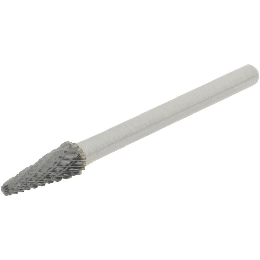 HERTEL Hertel SZ0007T Abrasive Bur Taper Double Cut Solid Carbide
