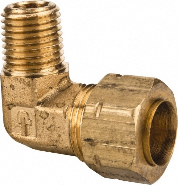 PARKER Parker 169CA-8-4 Compression Male Elbow Brass 1/4-18