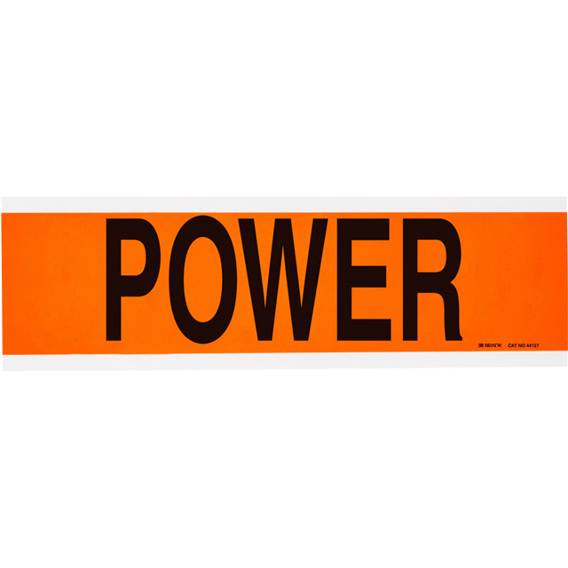 BRADY Brady 44132 B498 Power (9.00 x 2.25 in)