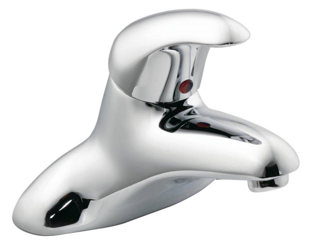 Moen 8413F05 M-DURA Single Handle Centerset Bathroom Sink Faucet in Polished Chrome