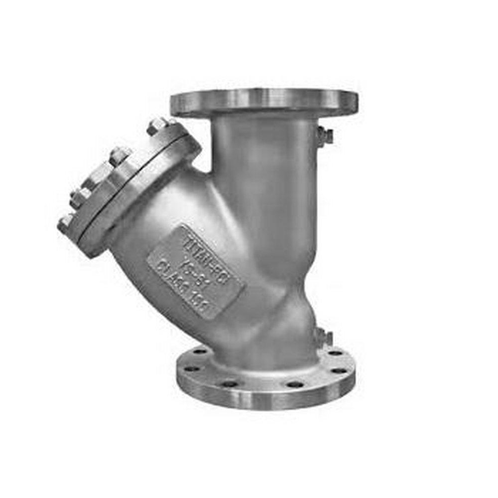 Titan Flow Control YS61C0300 YS 61-CS 3 x 3 in. Flanged Carbon Steel Mesh Wye Strainer