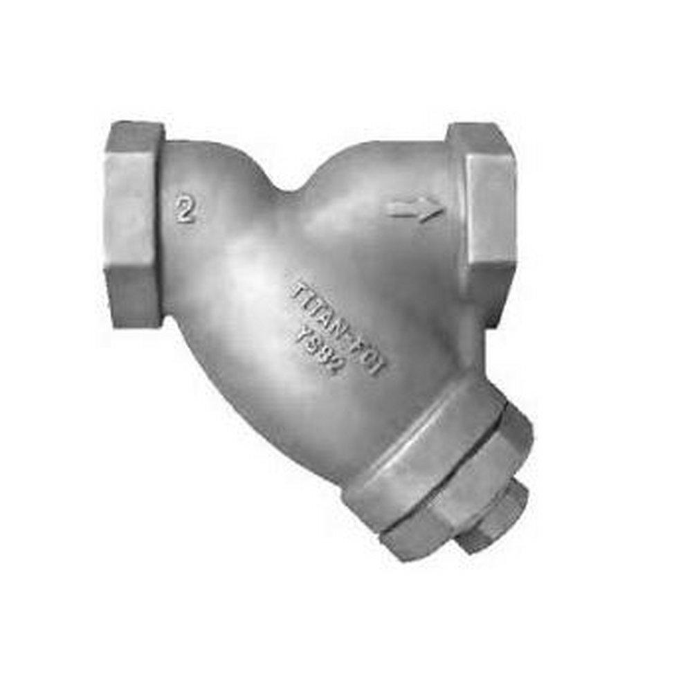 Titan Flow Control YS82C0100 YS 82-CS 1 x 1 in. 600# Carbon Steel Socket Weld Mesh Wye Strainer