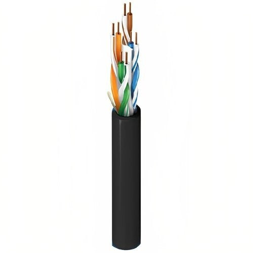 BELDEN Belden Inc. 2413 010Z1000 Cat6 Plenum Cable Black