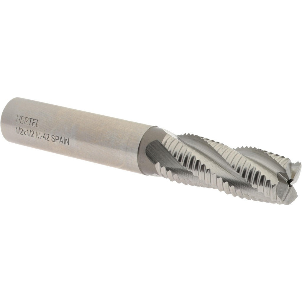 HERTEL Hertel 06822282 Roughing End Mill 1/2 in 4 Flute Cobalt