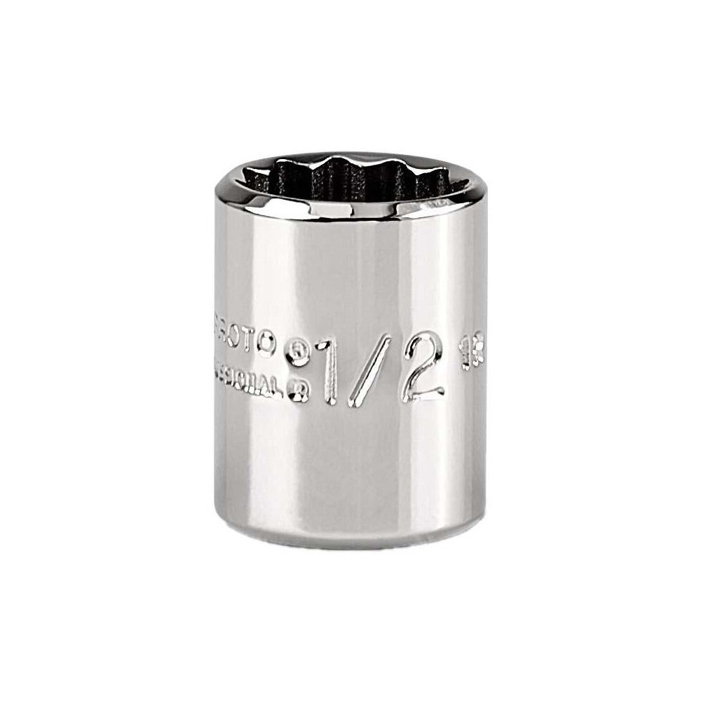 PROTO Proto J4716T 1/2 Inch 12-point Hand Socket 1/4 Drive