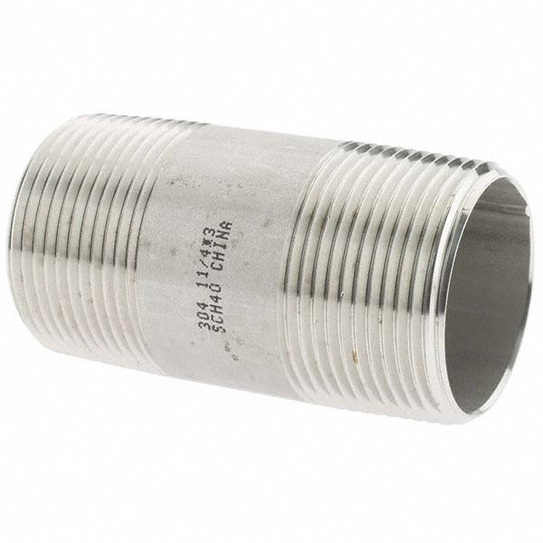 VALUE COLLECTION Value Collection 4BN11/4*3 Pipe Nipple 1-1/4 in Sch 40 304