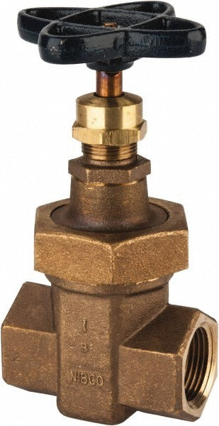 NIBCO Nibco NL2IS0A Gate Valve Threaded Bronze 300 Psi