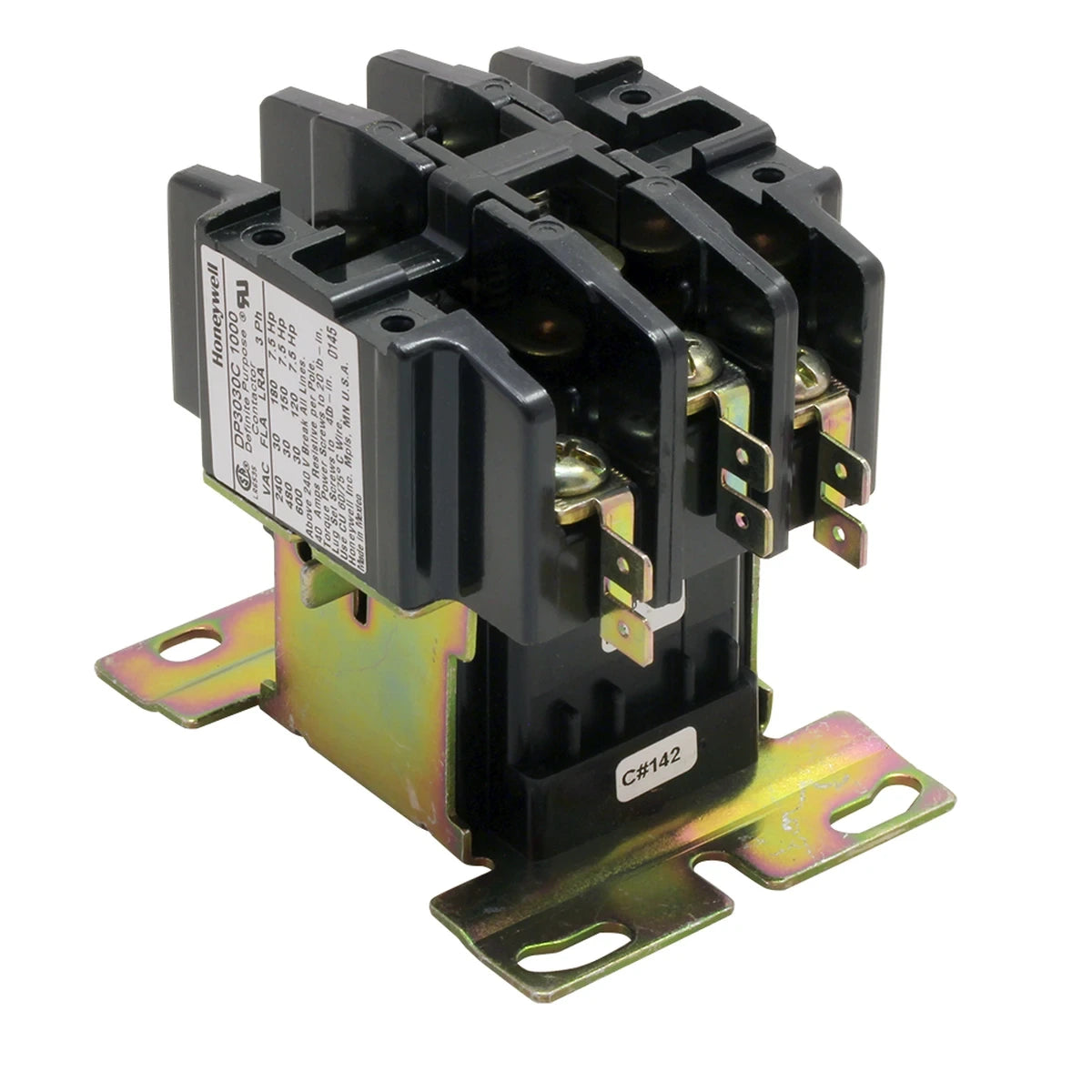 HONEYWELL Honeywell DP3030C1000 Definite Purpose Contactor 30A (3 Pole)