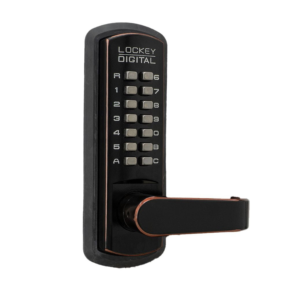 LOCKEY Lockey 3835OIL Keyless Lever Lock Oil Rubbed Bronze