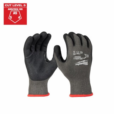 MILWAUKEE Milwaukee 48-73-8652 Cut Level 5 Nitrile Dipped Gloves Large