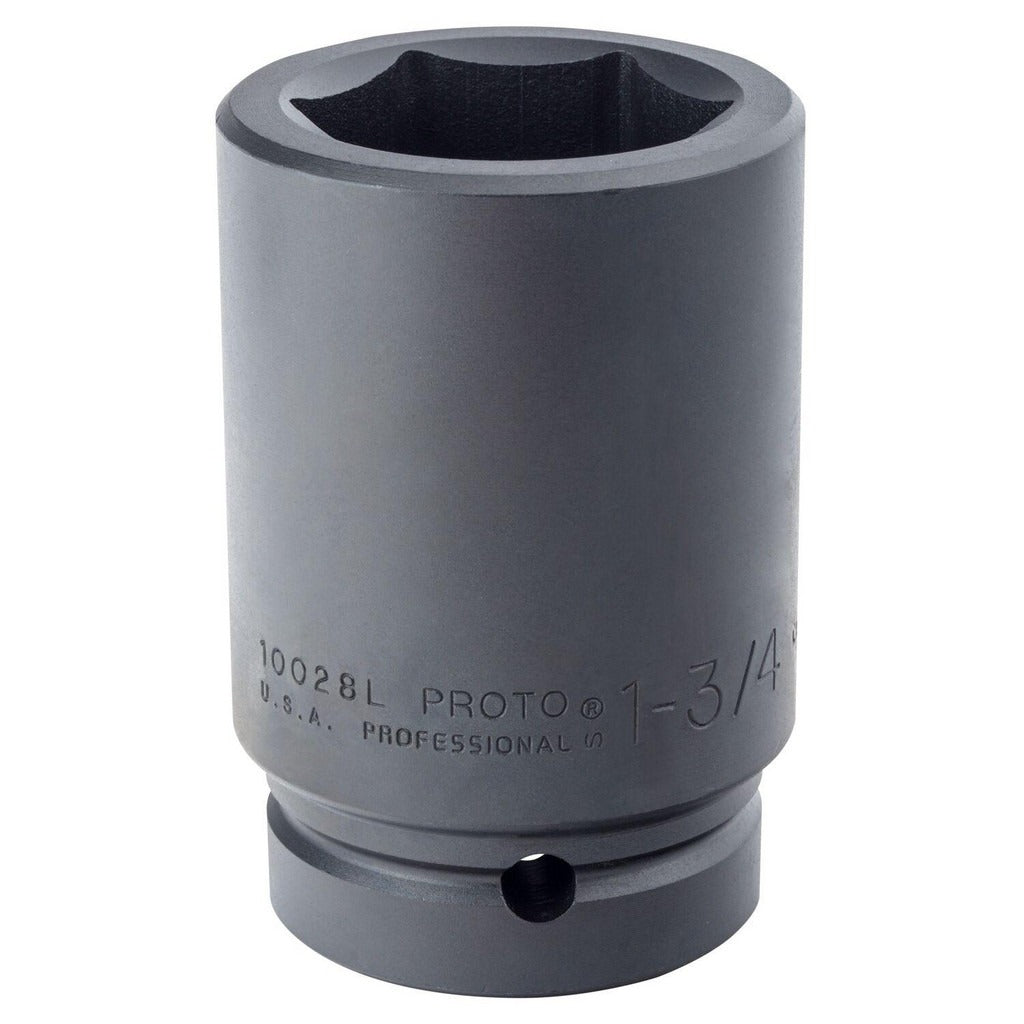 PROTO Proto J10028L Impact Socket 1 in Drive 1-3/4 in 6-point