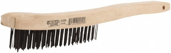 LINCOLN ELECTRIC Lincoln Electric KH583 Wire Duster Brush Brass Wood