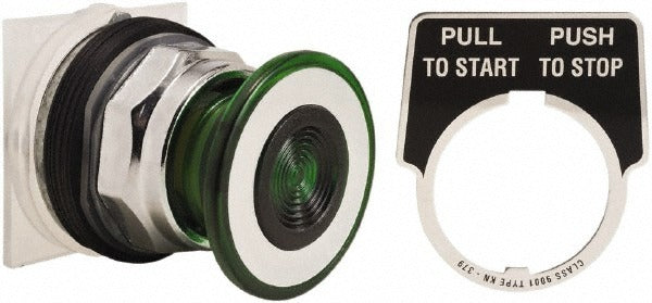 SCHNEIDER ELECTRIC Schneider Electric 9001KR9G Push-button Switch 30mm Green