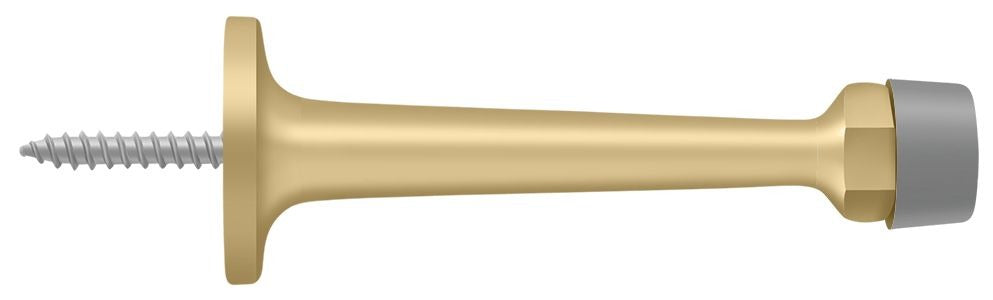 DELTANA Deltana BDS30U4 Baseboard Door Bumper Satin Brass