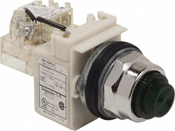 SCHNEIDER ELECTRIC Schneider Electric 9001KT1LGG31 Led Pilot Light 120V Green