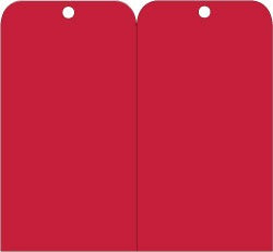 ACCUFORMNMC Accuformnmc RPT157 Blank Vinyl Hang Tag 6x3 in 25 Pack