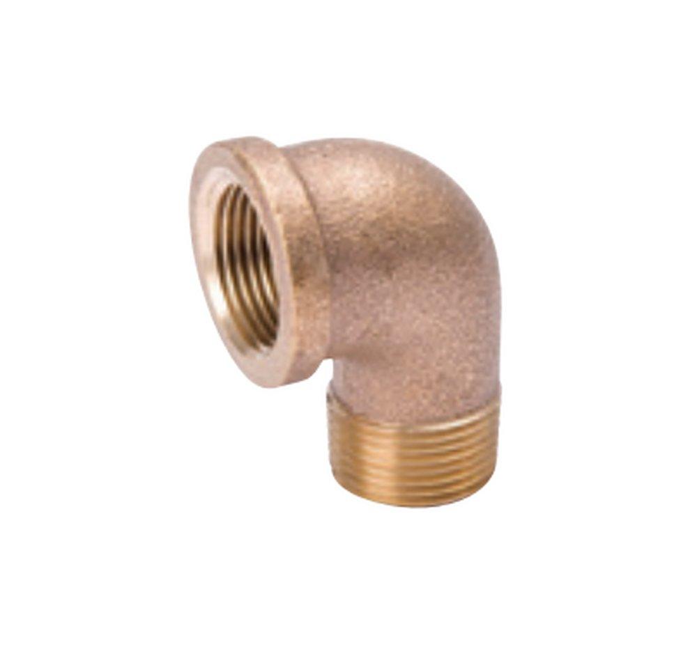 B&K 553-005NL 1 in. MNPT Red Brass Tee