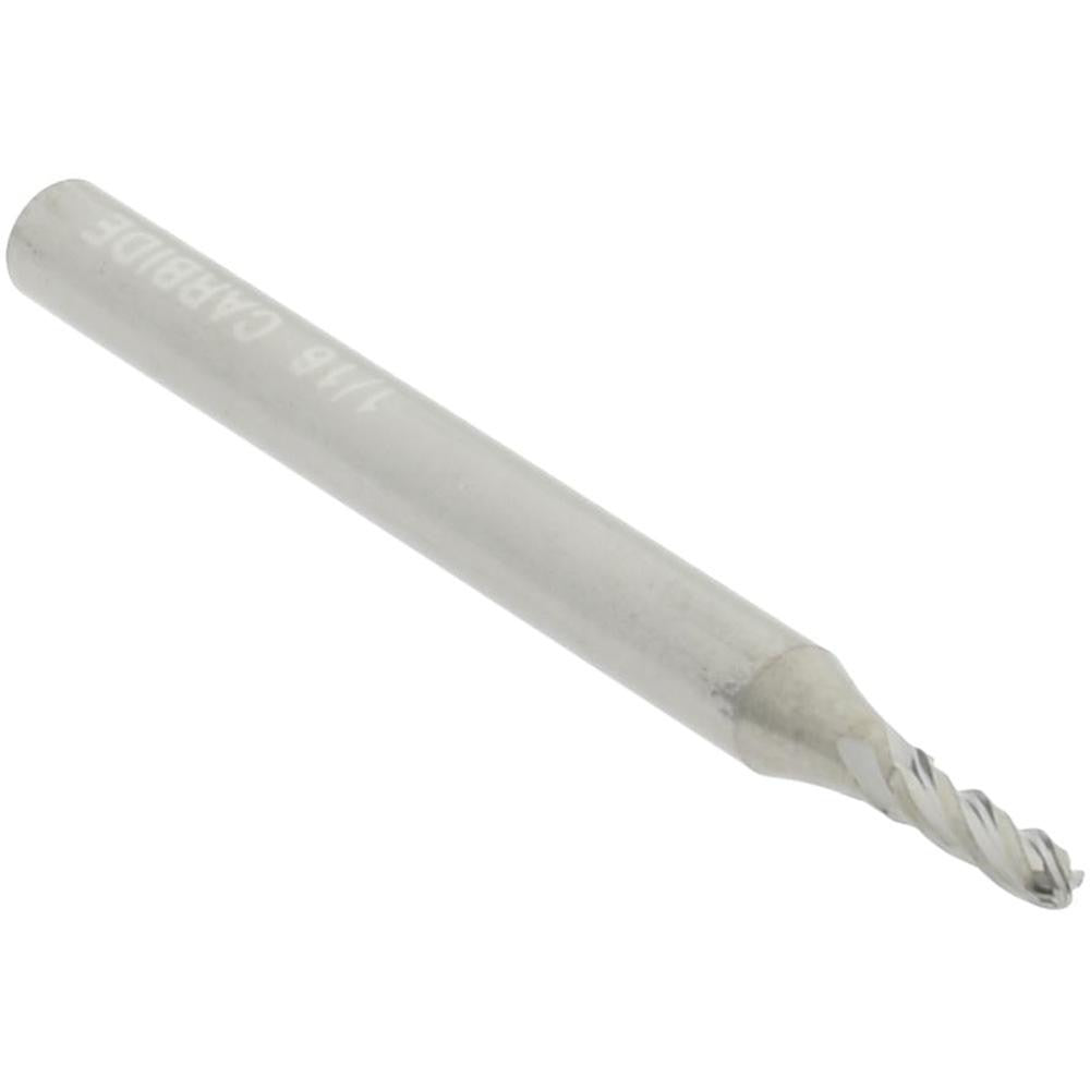 HERTEL Hertel E599924513 Ball End Mill 0.0625 in 4 Flute Carbide