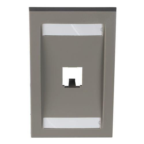 PANDUIT Panduit CFPE1IGY Faceplate 1 Port Single Gang