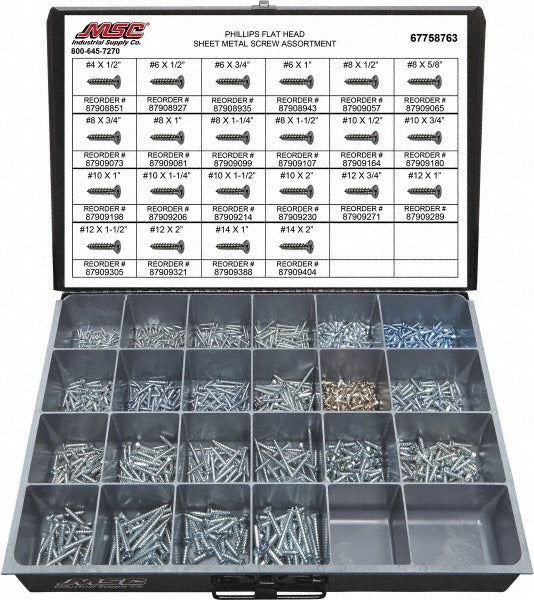 VALUE COLLECTION Value Collection 67758763 Sheet Metal Screw Assortment