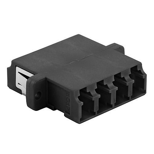HUBBELL Hubbell Premise Wiring FANLCQSS6BK Lc Quad Fiber Adapter