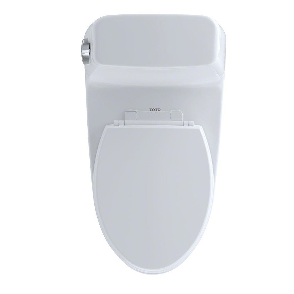 Toto MS854114ELG#01 Eco UltraMax Elongated One-Piece Toilet in Cotton White