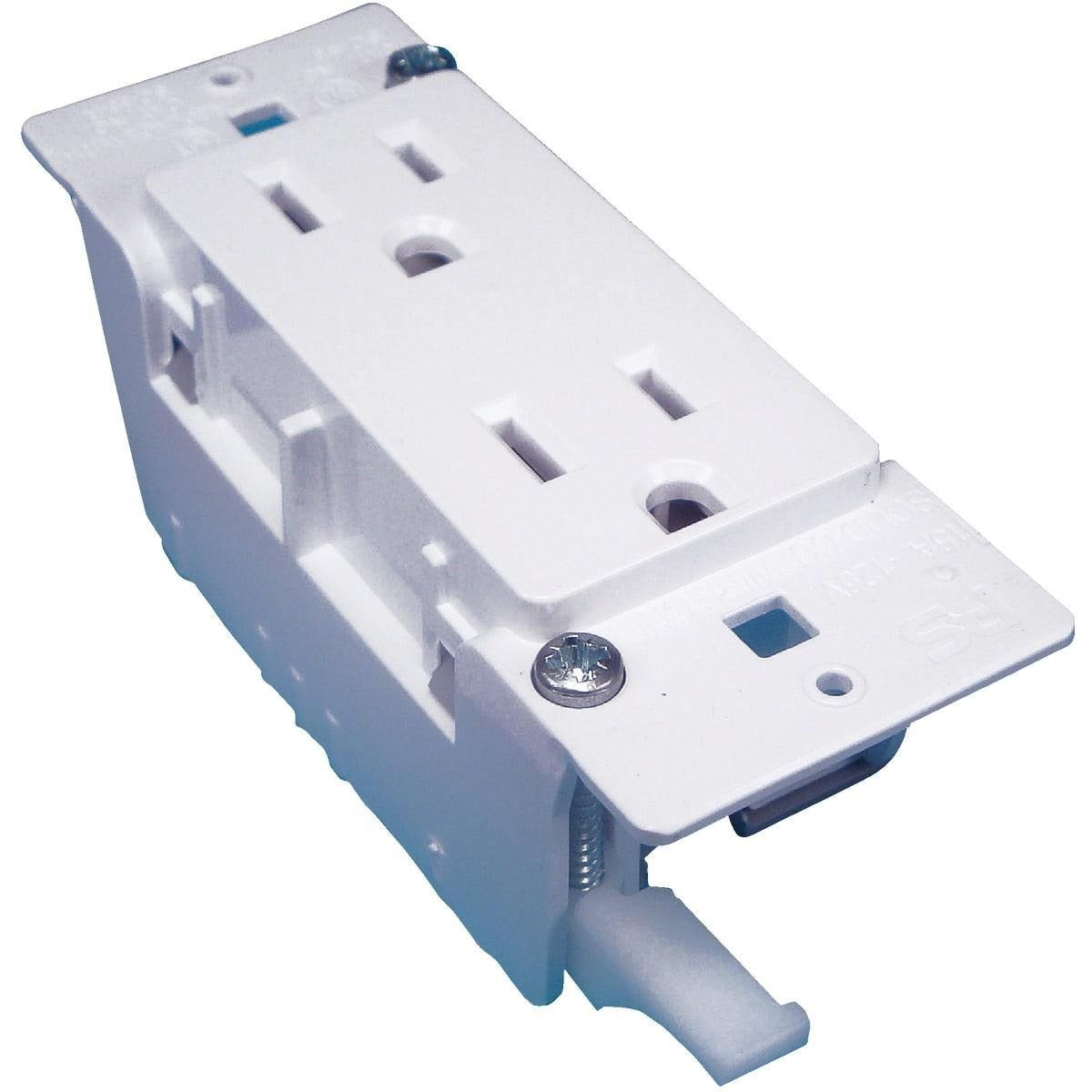 US HARDWARE US Hardware E-120C Duplex Outlet 15A Pack