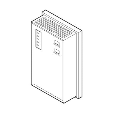 Schneider Electric TK-1801 Pneumatic Thermostat Dual Setpoint Control for Industrial HVAC