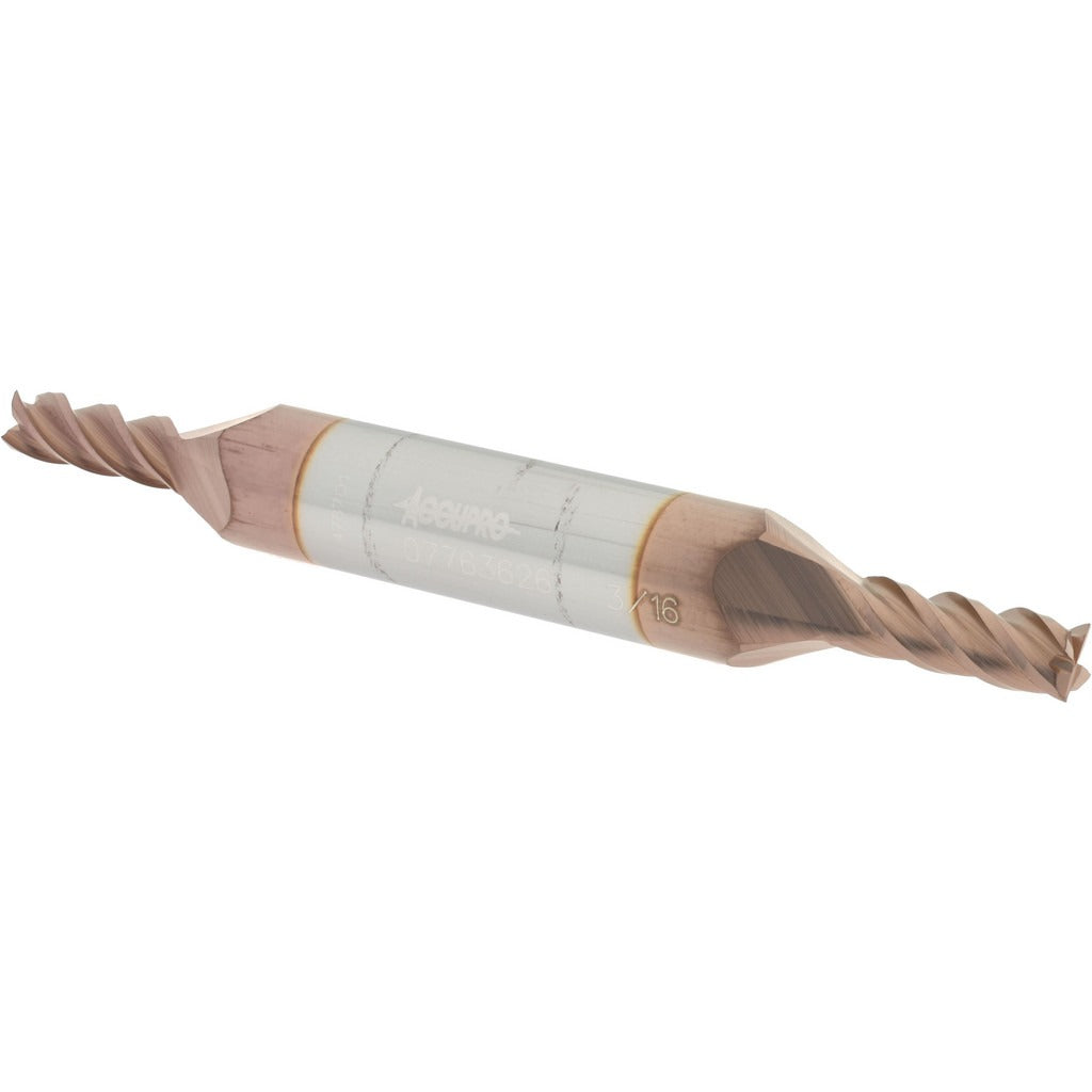 ACCUPRO Accupro 12185120 Square End Mill 3/16 in 4 Flute Carbide