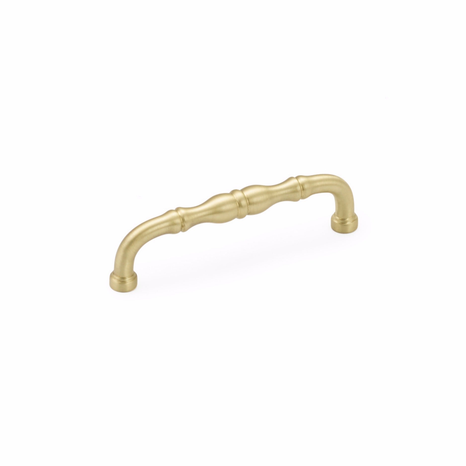 SCHAUB Schaub 747-SB Cabinet Pull 4 in Colonial Satin Brass