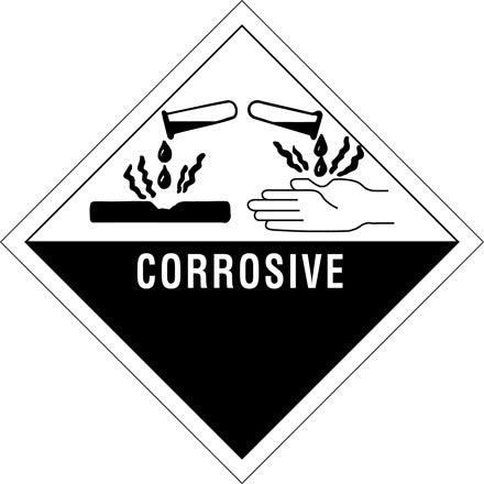 BSC PREFERRED Bsc Preferred DL5750 Pressure Sensitive Safety Labels