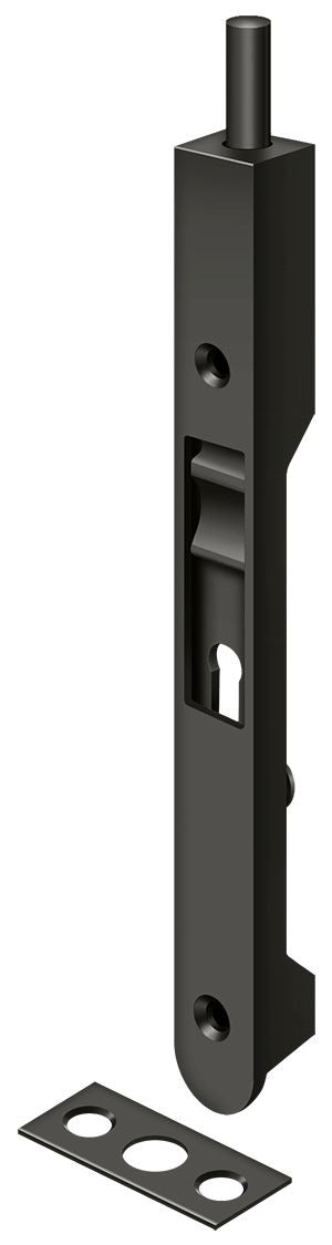 DELTANA Deltana 7FBR10B Flush Bolt Heavy Duty 7 in Oil Rubbed Bronze