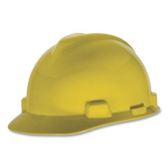 MSA 10004692 V-Gard Slotted Hard Hat Cap Swing Suspension Yellow