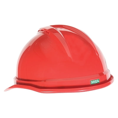 MSA 10034031 V-Gard 500 Vented Protective Cap 6 Point Fas-Trac Red