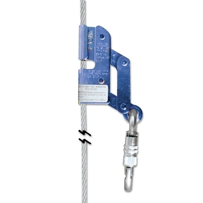 MSA 10040010 Sure-Climb Slider Fall Arrester with Carabiner for Both Temporary and Permanent Cable Systems