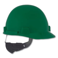 MSA 10074072 SmoothDome Slotted Hard Hat Cap Style 4-Point Fast-Trac III Green