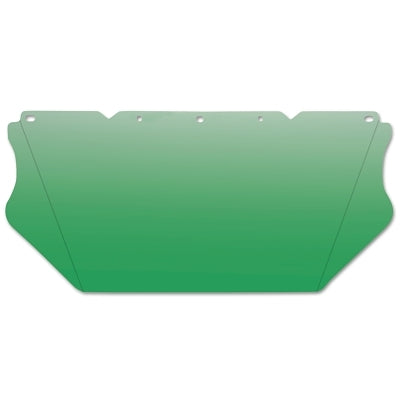 MSA 10115842 V-Gard Visor General Purpose Polycarbonate Green Tint Antifog/Antiscratch Contoured 8 x 17 x 0.06 Impact-Rated Replaceable UV-Protected Hard Hat Accessory